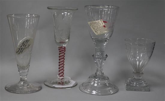 A German - Lauenstein goblet H.9.5cm